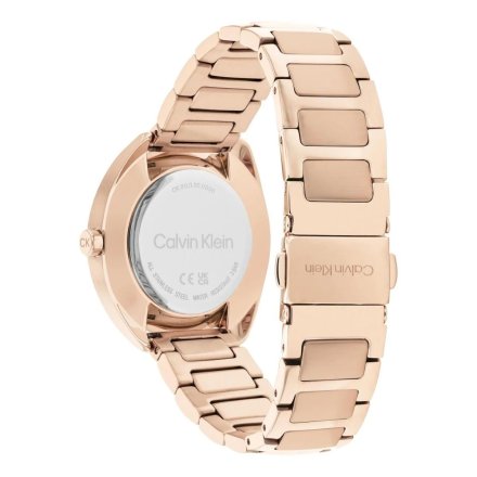 Zegarek damski Calvin Klein Adorn z różowozłotą bransoletką 25200277