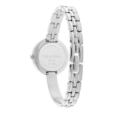 Zegarek damski Calvin Klein Bangled ze srebrną bransoletką 25200278