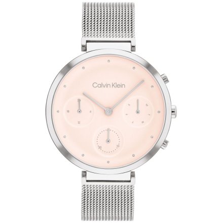 Zegarek damski Calvin Klein Minimalistic T Bar z multidatownikiem 25200286