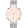 Zegarek damski Calvin Klein Minimalistic T Bar srebrno-różowy z multidatownikiem 25200286