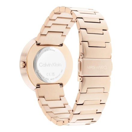 Zegarek damski Calvin Klein Eccentric z różowozłotą bransoletką 25200291