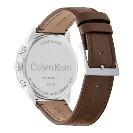 Zegarek męski Calvin Klein Impressive z brązowym paskiem 25200300