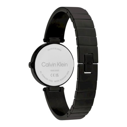Zegarek damski Calvin Klein Elevated z czarną bransoletką 25200310