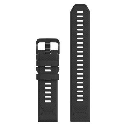 Czarny pasek 22 mm do smartwatcha Coros VERTIX Silicone