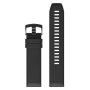 Czarny pasek 22 mm do smartwatcha Coros APEX Silicone