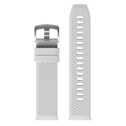Biały pasek 20 mm do smartwatcha Coros APEX Silicone