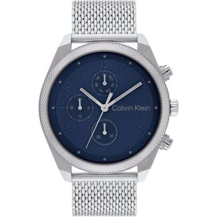 Zegarek męski Calvin Klein Impact  z srebrną bransoletką 25200360