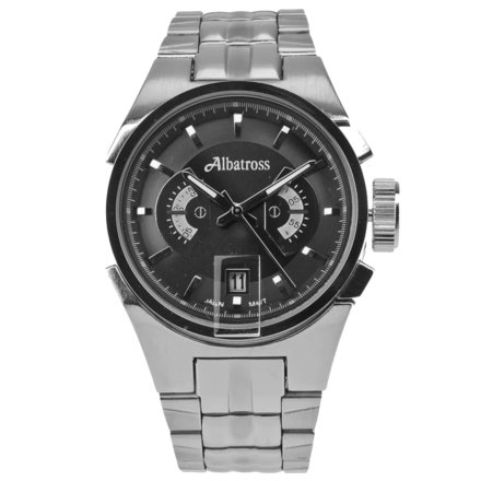 Srebrny męski zegarek z bransoletą ALBATROSS ABDA16-5