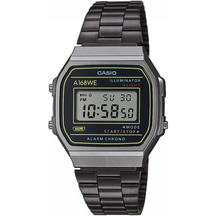 Czarny zegarek Casio  Vintage w stylu Retro 168WEHB-1AEF