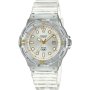 Biało-złoty transparentny zegarek Casio Sport LRW-200HS-7EVEF 