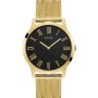 Guess Richmond zegarek męski złoty z czarną tarczą GW0074G3