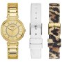 Złoty zegarek damski Guess Montage panterka zestaw na prezent  GW0588L1
