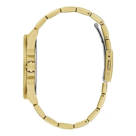 Guess Champ zegarek męski złoty niebieska tarcza GW0718G2