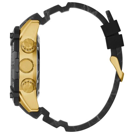 Czarno-złoty zegarek męski Guess Sport GW0421G2 z wyświetlaczem elektronicznym