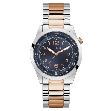 Srebrny zegarek Guess Max ze bransoletką GW0493G3