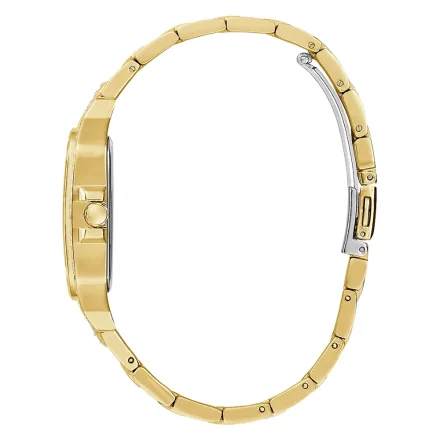 Złoty zegarek Guess Rose Bud z różą i kryształkami GW0544L2
