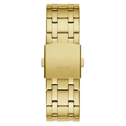 Złoty zegarek Guess Escape zielona tarcza GW0661G2