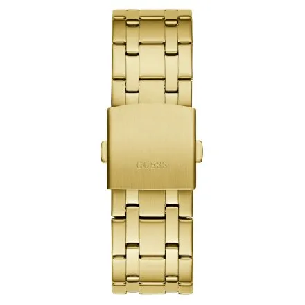 Złoty zegarek Guess Escape zielona tarcza GW0661G2