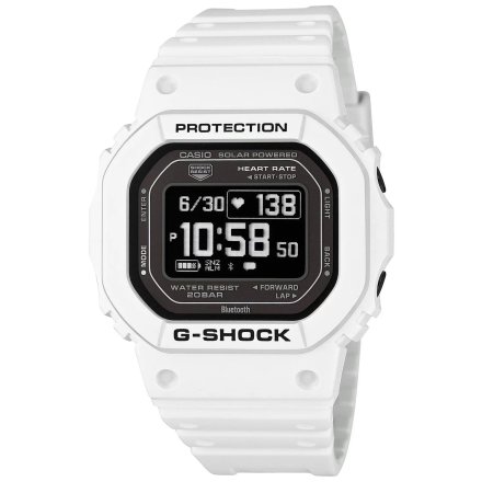 Zegarek Casio G-Shock Move z pulsometrem biały DW-H5600-7ER