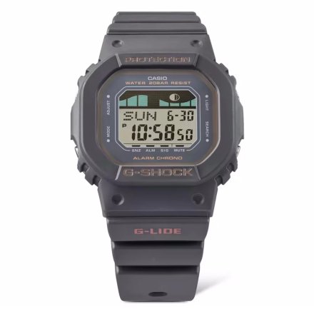 Szary zegarek Casio G-Shock damski G-Lide GLX-S5600-1ER