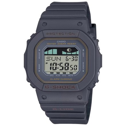 Szary zegarek Casio G-Shock damski G-Lide GLX-S5600-1ER