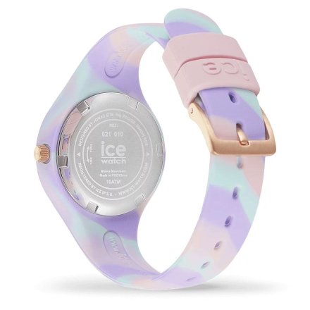 Różowy zegarek dziecięcy ze wskazówkami Ice-watch tie & dye XS 021010 + TOREBKA KOMUNIJNA