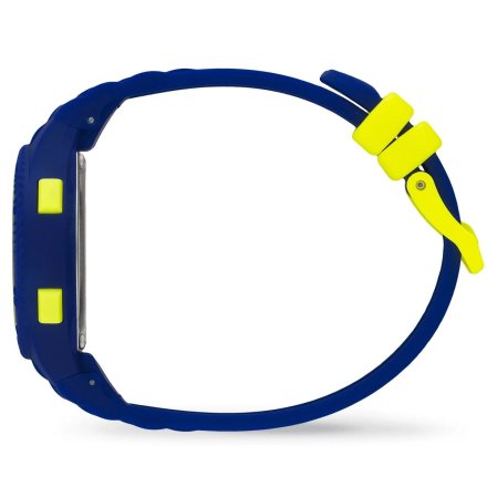 Granatowy zegarek elektroniczny Ice-Watch Digit S Navy Yellow 021274