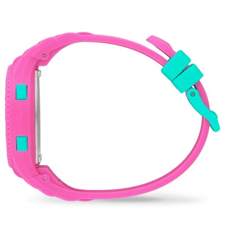 Różowy zegarek elektroniczny Ice-Watch Digit S Pink Turquoise 021275