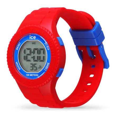 Czerwony zegarek elektroniczny Ice-Watch Digit S Red Blue 021276
