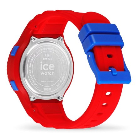 Czerwony zegarek elektroniczny Ice-Watch Digit S Red Blue 021276