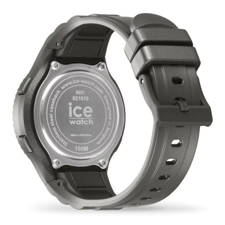 Grafitowy zegarek elektroniczny Ice-Watch Digit S Anthracite Metallic 021610