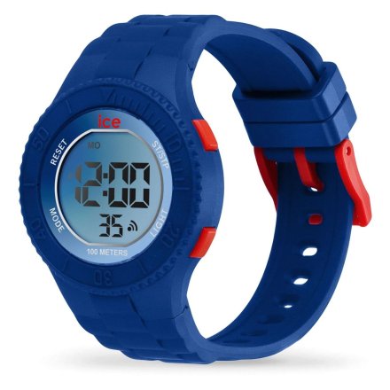 Niebieski zegarek elektroniczny Ice-Watch Digit S Blue Shade 021611