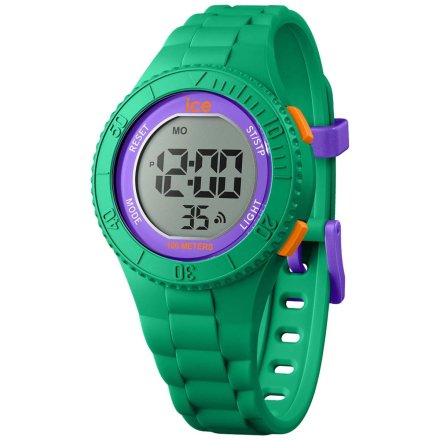 Zielony zegarek Ice-Watch Digit S 021616 z elektronicznym wyświetlaczem