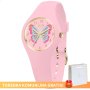 Różowy zegarek dziecięcy Ice watch 021954 z motylkiem Ice Fantasia XS + TOREBKA KOMUNIJNA