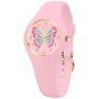 Różowy zegarek dziecięcy Ice watch 021954 z motylkiem Ice Fantasia XS 