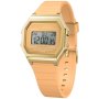 Złoty zegarek elektroniczny Ice-Watch DIGIT RETRO 022057 pomarańczowy 