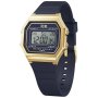 Złoty zegarek elektroniczny Ice-Watch DIGIT RETRO 022068 granatowy 