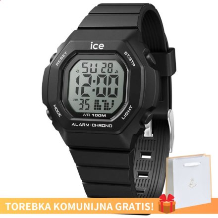 Czarny zegarek elektroniczny Ice-Watch ICE DIGIT ULTRA 022094 + TOREBKA KOMUNIJNA