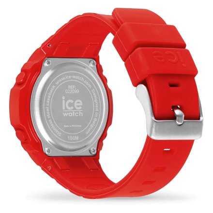 Czerwony zegarek elektroniczny Ice-Watch ICE DIGIT ULTRA 022099 + TOREBKA KOMUNIJNA