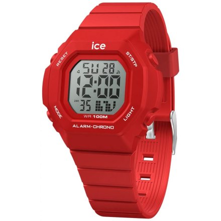 Czerwony zegarek elektroniczny Ice-Watch ICE DIGIT ULTRA 022099
