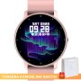 Smartwatch na Komunię dla dziewczynki różowy okrągły GT1-1