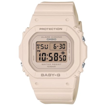 Różowy zegarek Casio Baby-G prostokątny BGD-565U-4ER