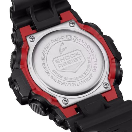 Czarny zegarek Casio G-Shock GA-700RGB-1AER