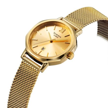 Złoty zegarek Damski Casio Sheen SHE-4554GM-9AUEF