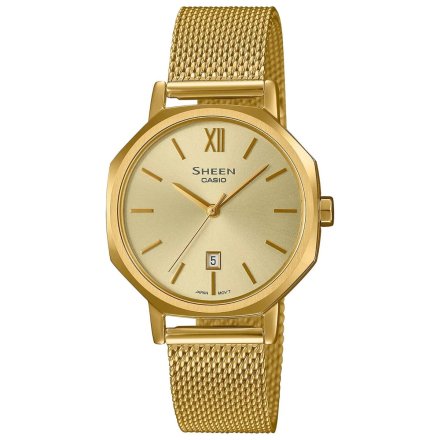 Złoty zegarek Damski Casio Sheen SHE-4554GM-9AUEF