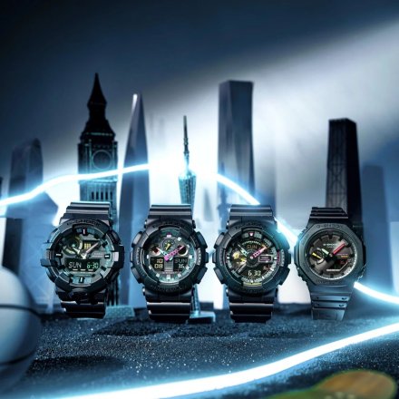 Czarny zegarek Casio G-Shock SMART GA-B2100MF-1AER z fluorescencyjnymi elementami