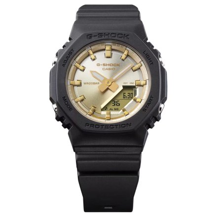 Czarno-złoty zegarek Casio G-SHOCK damski GMA-P2100SG-1AER