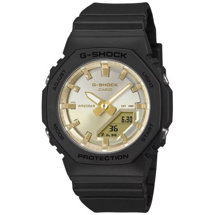 Czarno-złoty zegarek Casio G-SHOCK damski GMA-P2100SG-1AER