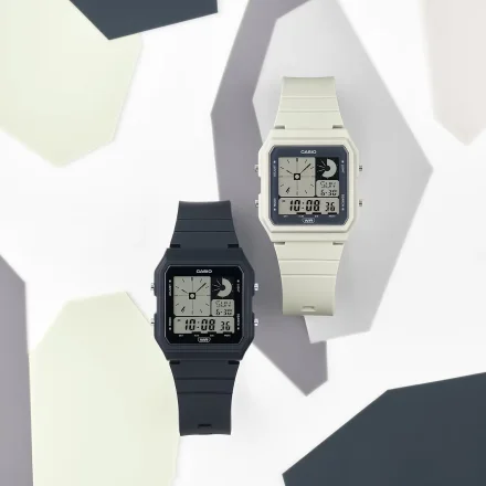 Czarny zegarek Casio Vintage w stylu Retro LF-20W-1AEF