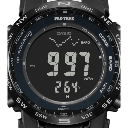 Czarny zegarek Casio Protrek Climber Solar PRW-35Y-1BER